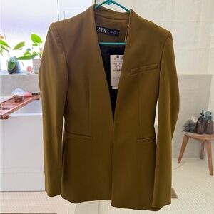 Zara Mustard Blazer